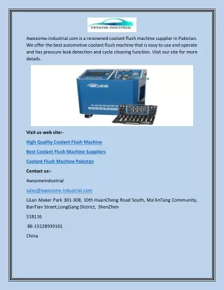 awesome industrial com is a renowned coolant