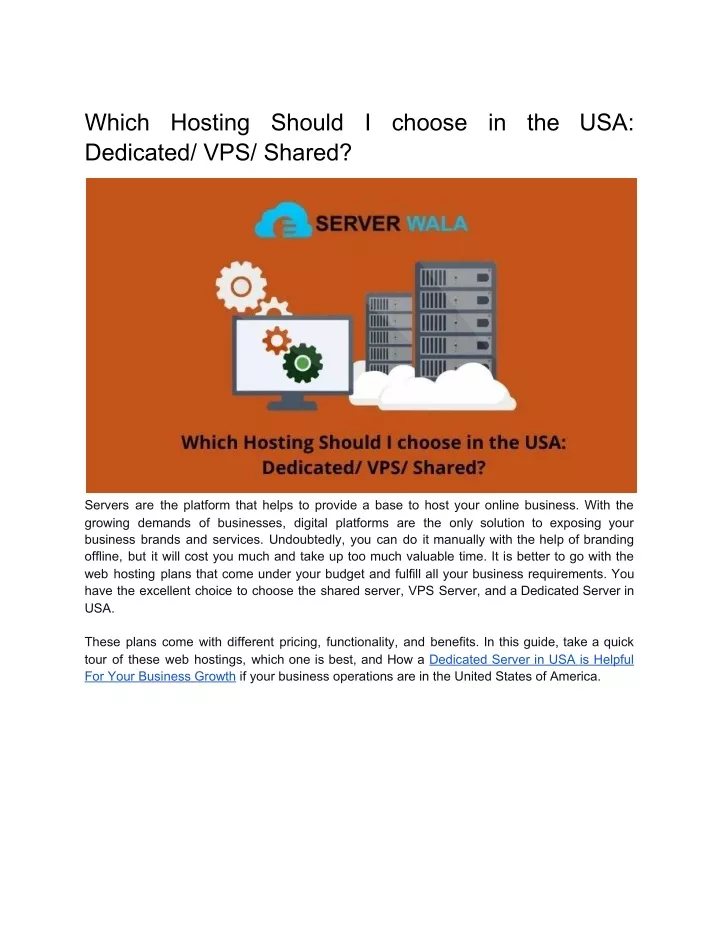which hosting should i choose