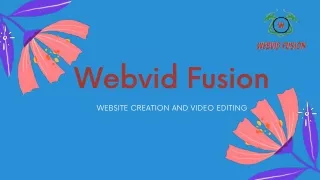 Animation Services Near Me |Webvid Fusion