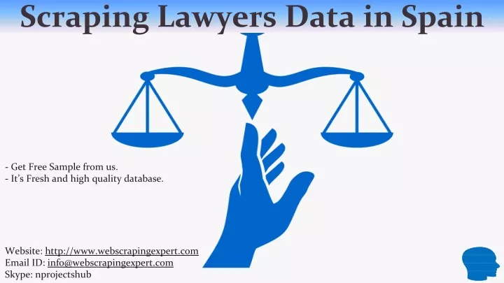 scraping lawyers data in spain