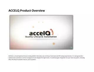 accelq product overview