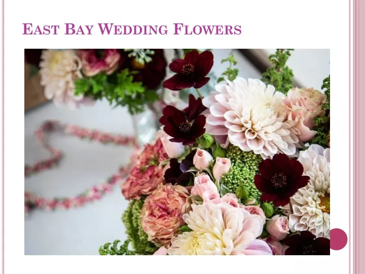 east bay wedding flowers