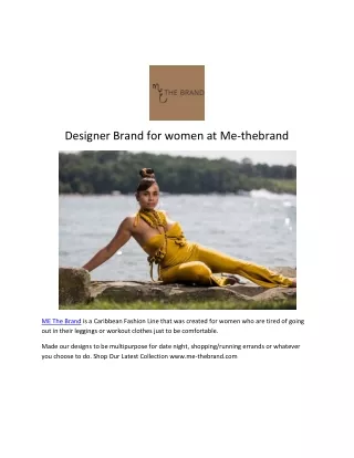 Our proposal for luxury brands clothing Jamaica for women.