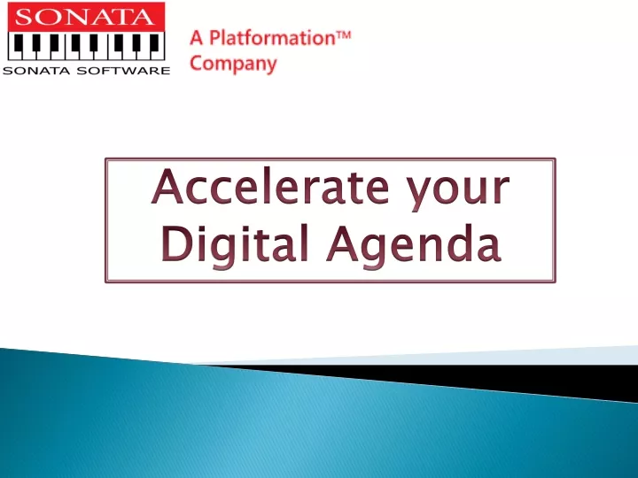 accelerate your digital agenda