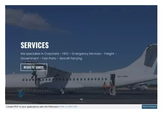 services we specialise in corporate fifo