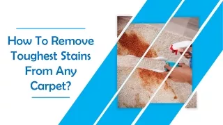 How To Remove Toughest Stains From Any Carpet | DIY Cleaning Methods | Carpet Cleaning Tips