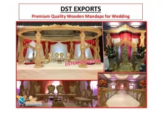 Wedding Wooden Mandap Manufacturer, Exporters and suppliers in India