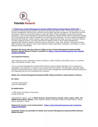 the global java content management systems