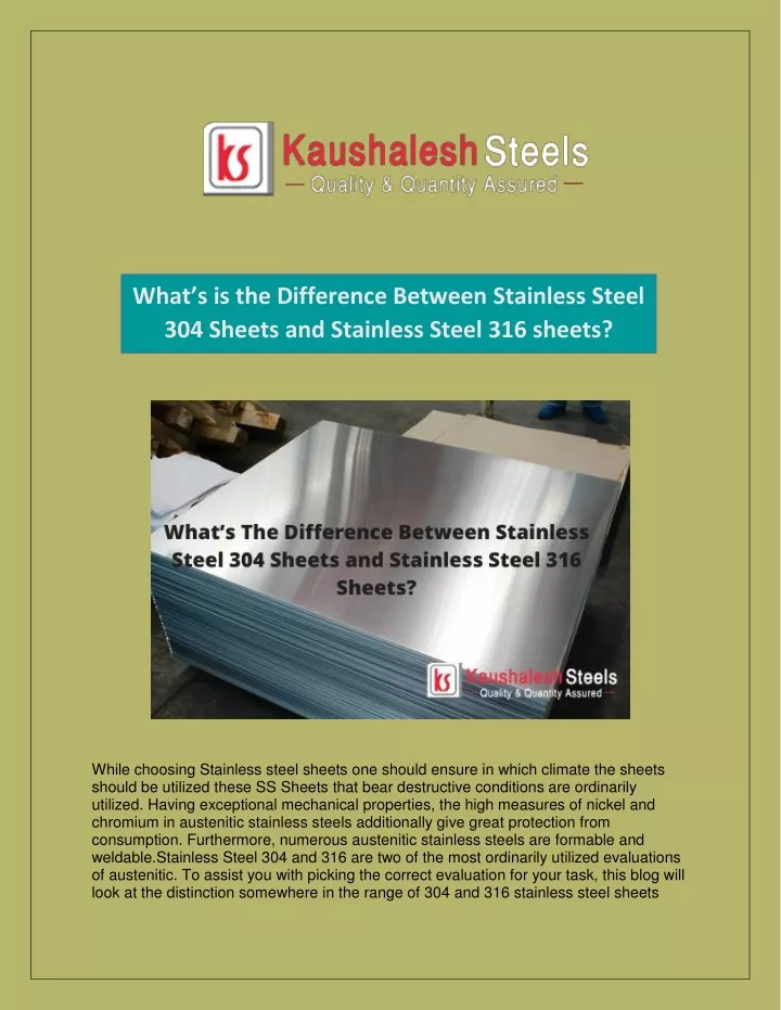 what s is the difference between stainless steel