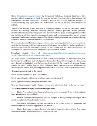 global virtualization security market