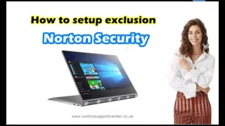 How to Setup Exclusions Norton Security