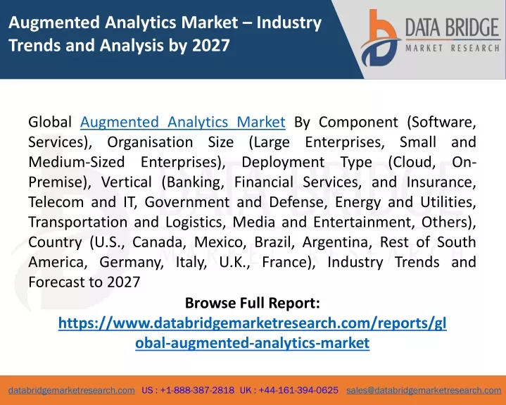 augmented analytics market industry trends