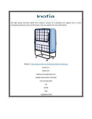 get high quality and best hybrid form mattress