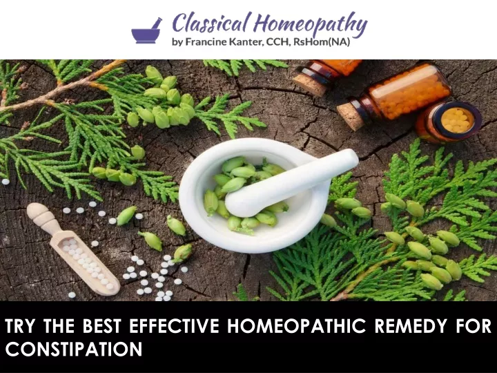 try the best effective homeopathic remedy