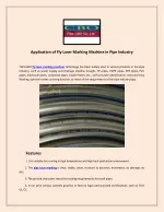 Application of Fly Laser Marking Machine in Pipe Industry - slide 1