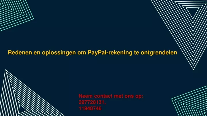 redenen en oplossingen om paypal rekening