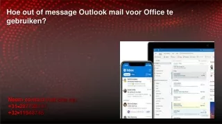 hoe out of message outlook mail voor office