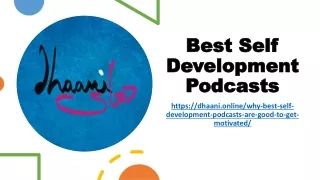 best self development podcasts