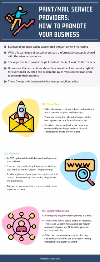 print mail service providers how to promote your