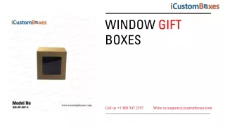 window gift boxes