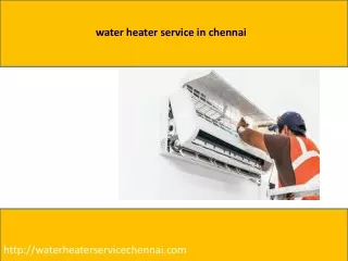water heater service in chennai