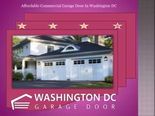 Affordable Commercial Garage Door In Washington DC