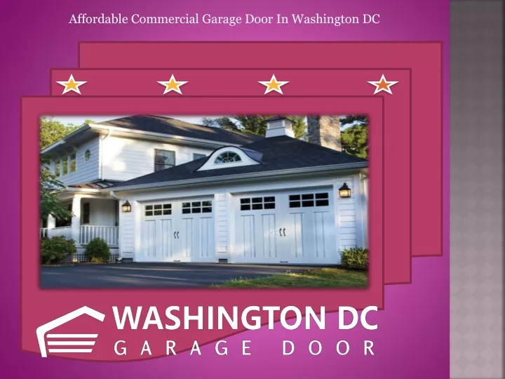 affordable commercial garage door in washington dc