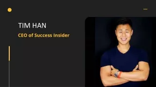 Tim Han | An International Speaker