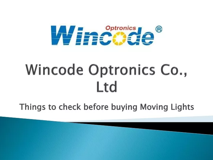 wincode optronics co ltd
