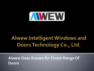 aluminum window supplier, aluminum framed doors at www.alwewdoor.com