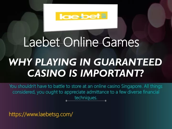 why playing in guaranteed casino is important
