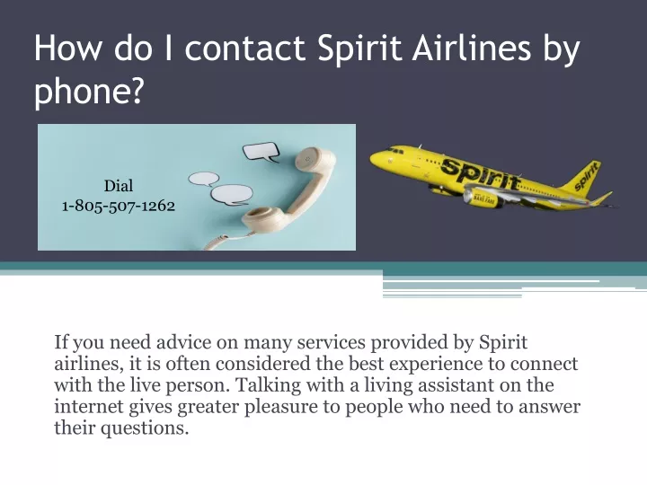 how do i contact spirit airlines by phone