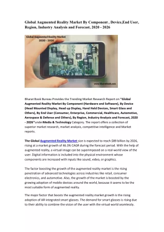 global augmented reality market by component