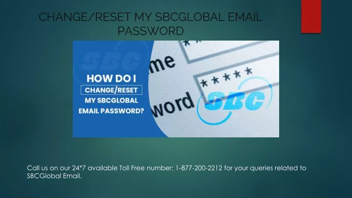 change reset my sbcglobal email password