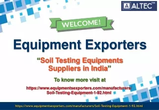 equipment exporters