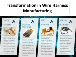 Wire Harness Manufacturing Company