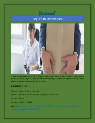 seguro de desempleo