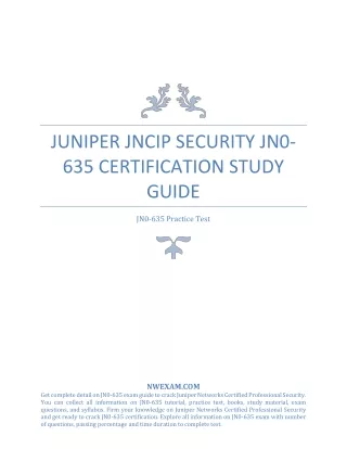 juniper jncip security jn0 635 certification