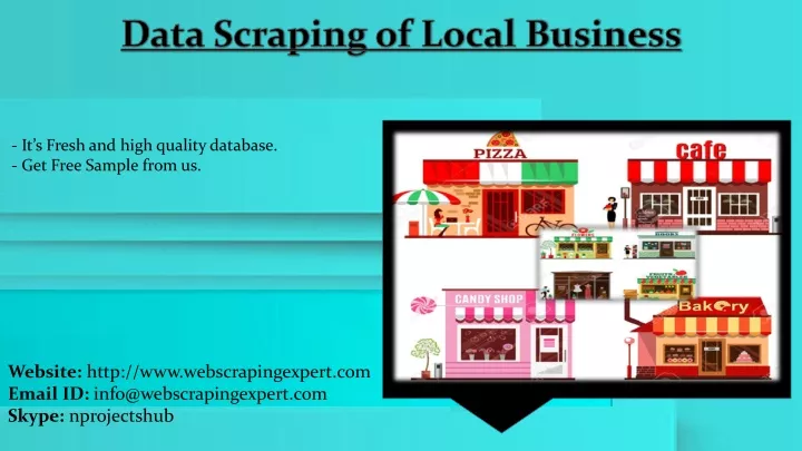 data scraping of local business