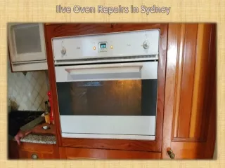Ilve Oven Repairs in Sydney