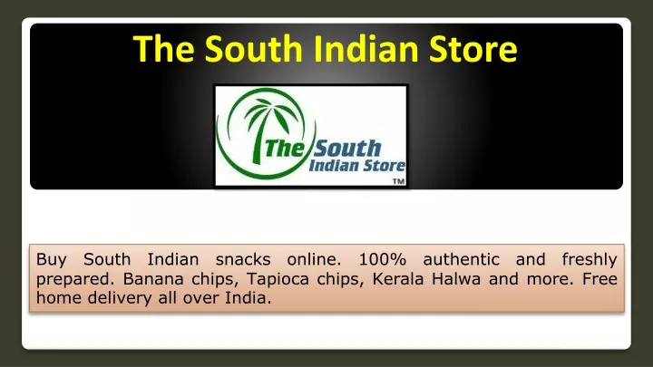 the south indian store
