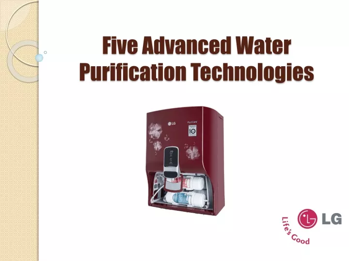 five advanced water purification technologies