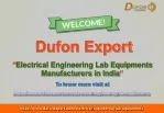 Electrical Engineering Lab Equipments Manufacturers in India - slide 1