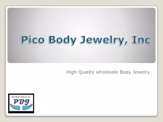 Check Your Options before Shopping for Wholesale Body Jewelry