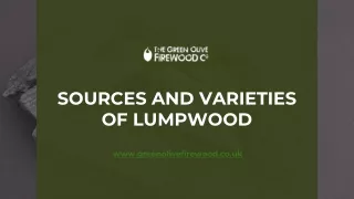Sources and Varieties of Lumpwood Charcoal