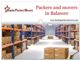 Packers and movers in Balasore