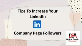 How to increase followers on linkedin company page