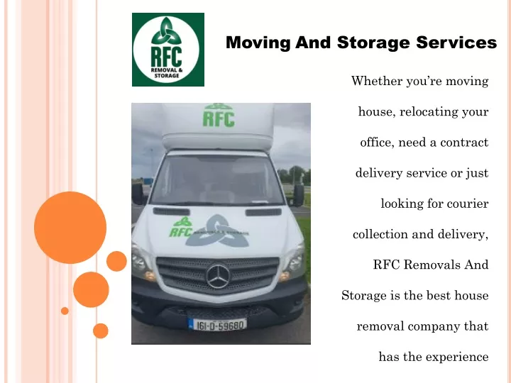 moving and storage services