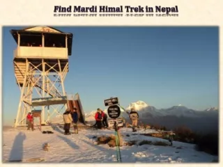 Find Mardi Himal Trek in Nepal