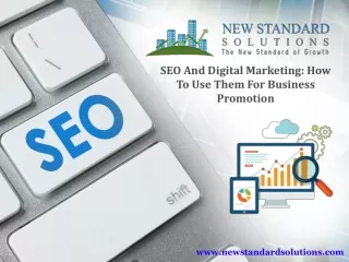 seo and digital marketing how to use them